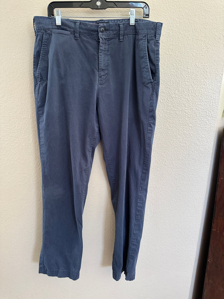 Express Men's Blue Straight Leg Pants