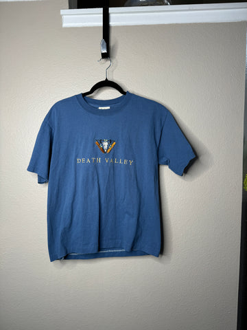 Vintage Fred Harvey Trading Co Women's Blue Death Valley Shirt