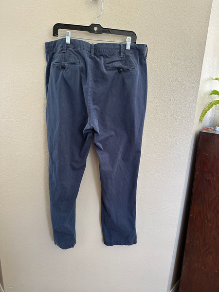 Express Men's Blue Straight Leg Pants