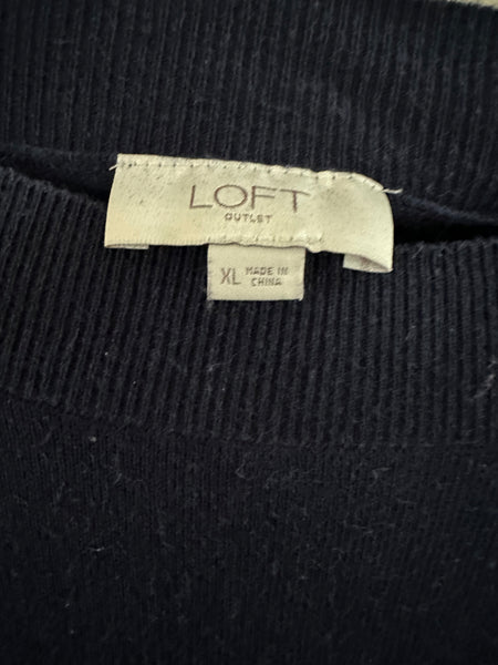 Loft Navy Blue Sweater