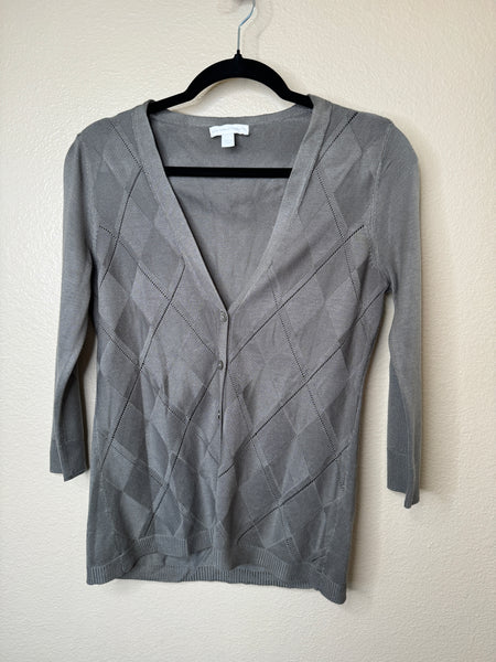 New York & Co Women's Gray Cardigan