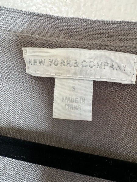 New York & Co Women's Gray Cardigan