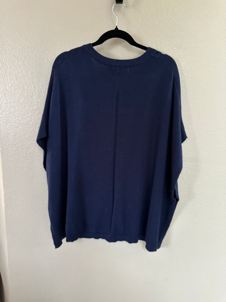 Elfshe Navy Blue Shrug/Poncho