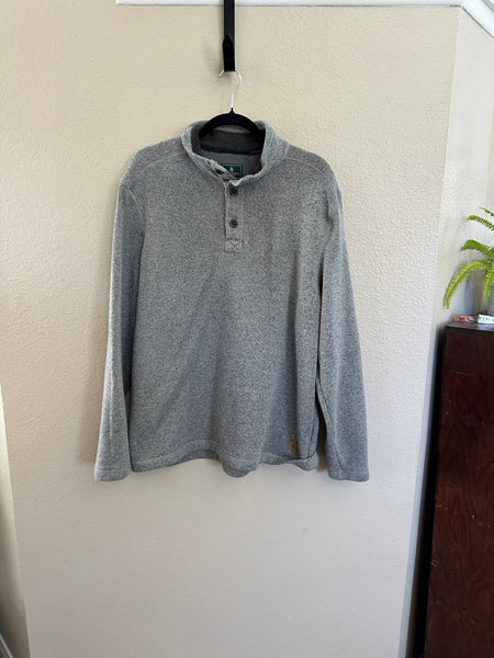 G.H. Bass & Co Men's Gray Long Sleeve Sweater