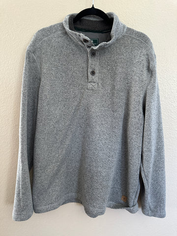 G.H. Bass & Co Men's Gray Long Sleeve Sweater