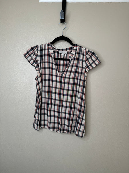 Loft Outlet Plaid Blouse