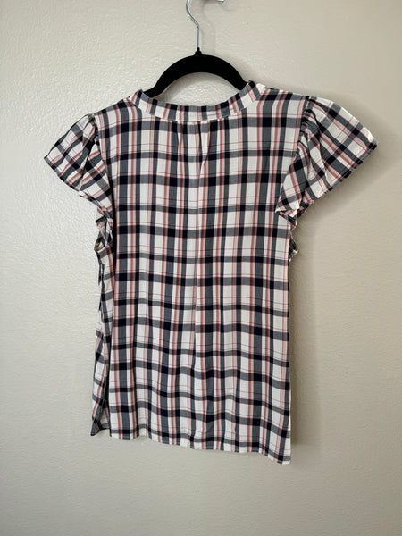 Loft Outlet Plaid Blouse