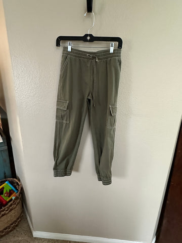 Full Tilt Green Cargo Jogger Pants