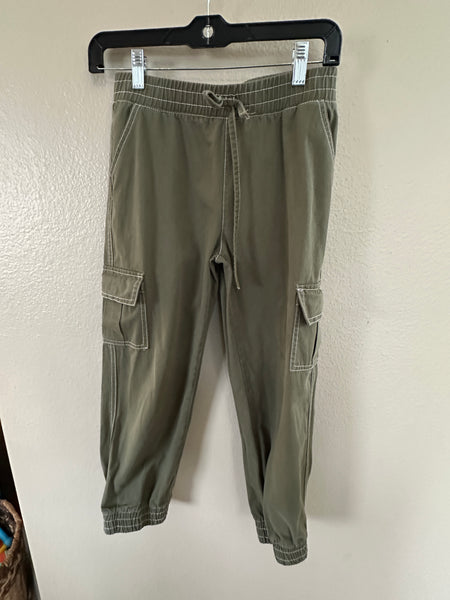 Full Tilt Green Cargo Jogger Pants