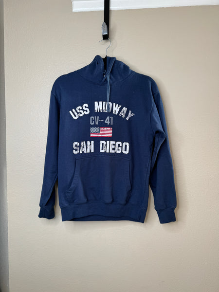 Women's USS Midway Blue Hoodie