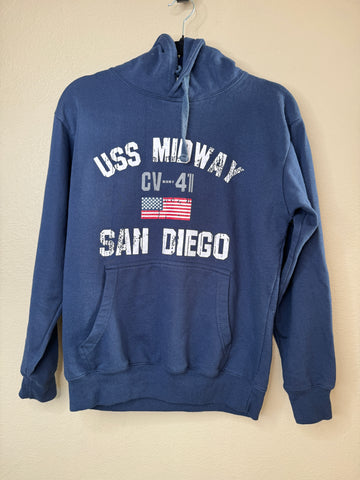 Women's USS Midway Blue Hoodie