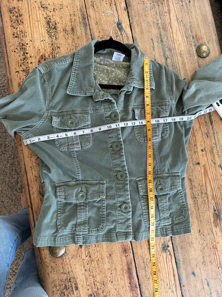 No Boundaries Women's Green Jacket