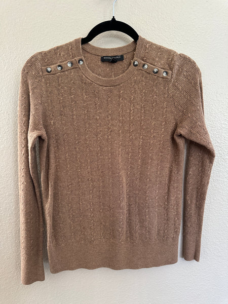 Banana Republic Women's Brown Long Sleeve Sweater