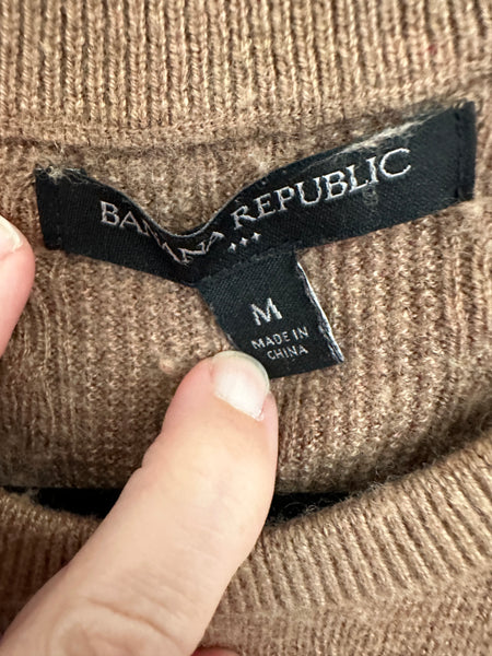 Banana Republic Women's Brown Long Sleeve Sweater