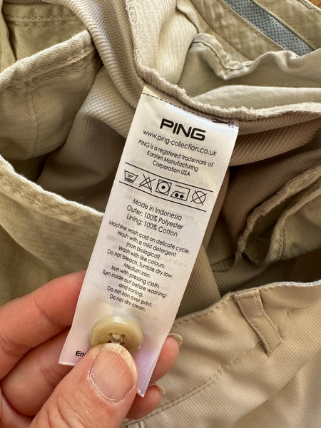 Ping Men's Tan Golf Shorts