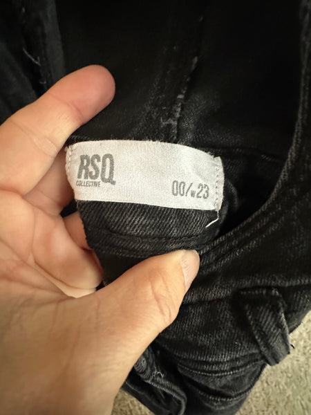 RSQ Black Pant Overalls