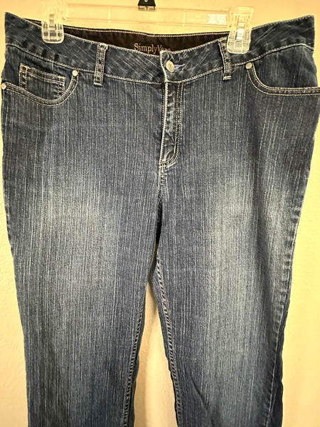 Simply Vera Wang Boot Cut Jeans