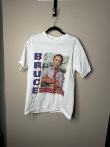 Bruce Springsteen Men's White T-Shirt