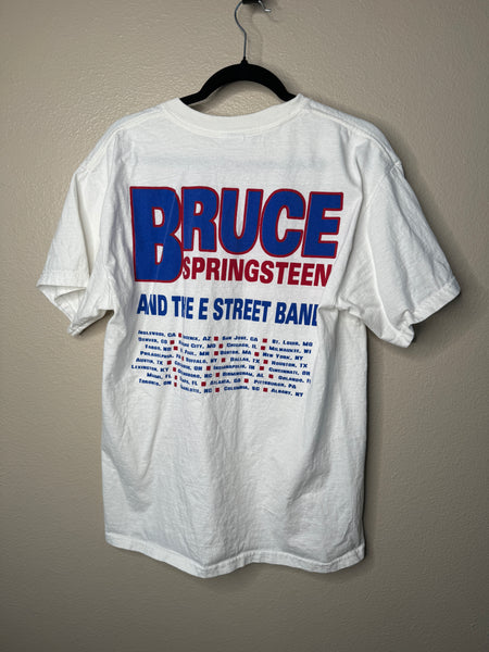 Bruce Springsteen Men's White T-Shirt