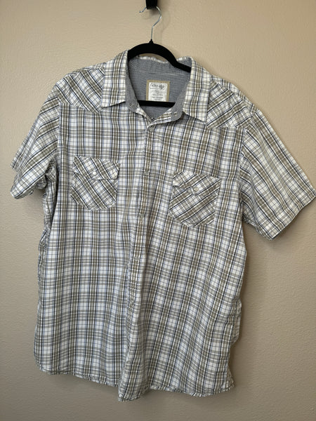 Urban Pipeline Men's Brown Plaid Shirt