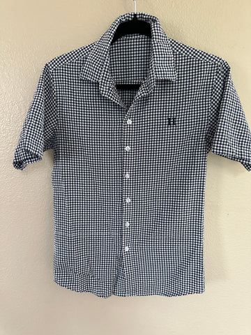 Shein Men's Blue and White Button Up Shirts