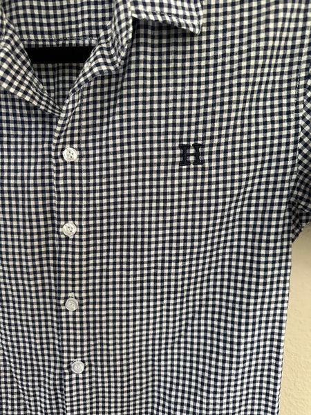 Shein Men's Blue and White Button Up Shirts