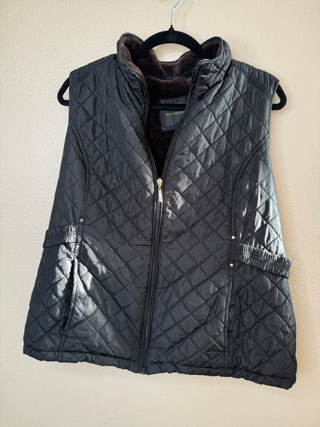 Weatherproof Women's Black Quilted Vest