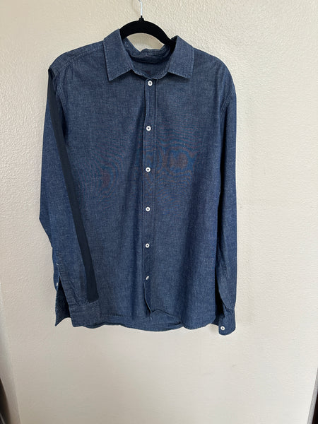 H&M Men's Denim Collared Shirt