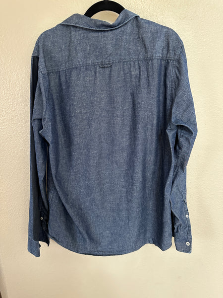 H&M Men's Denim Collared Shirt