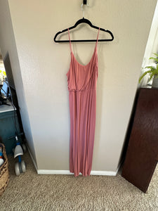 Lulu's Women's Pink Sleeveless Pantsuit