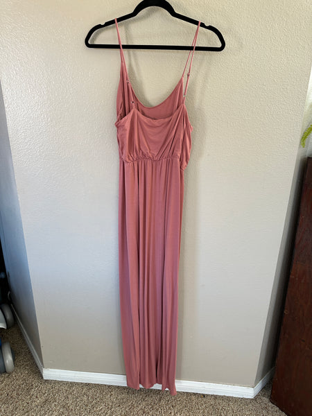 Lulu's Women's Pink Sleeveless Pantsuit