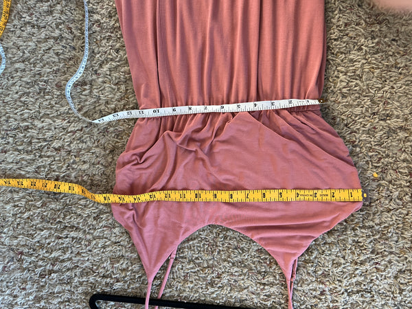 Lulu's Women's Pink Sleeveless Pantsuit