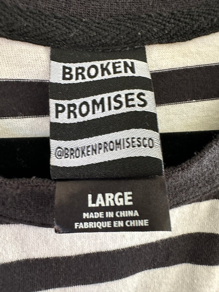 Broken Promises Men's Striped Long Sleeve Shirt