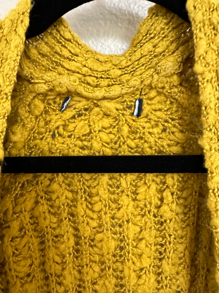 Chunky Mustard Yellow Cardigan