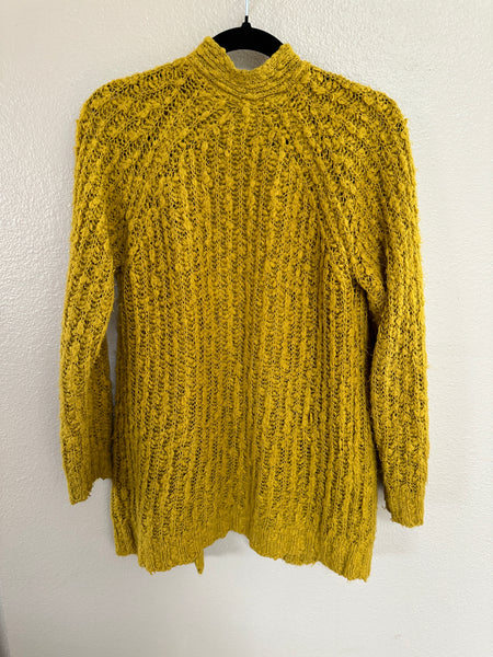 Chunky Mustard Yellow Cardigan