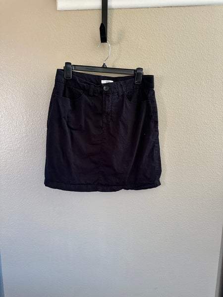 Croft & Barrow Women's Black Short Skirt