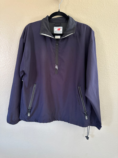 New Balance Men's Blue Half Zip Up Jacket