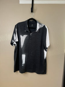 Alfani Men's Black & Gray Polo