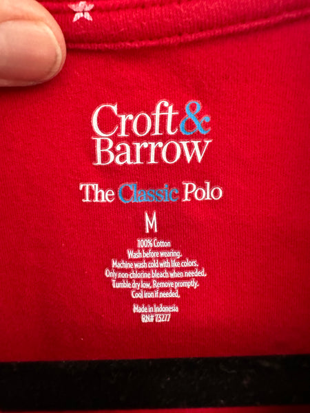 Croft & Barrow Women's Red Short Sleeve Polo