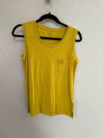 Madewell Yellow Tank Top