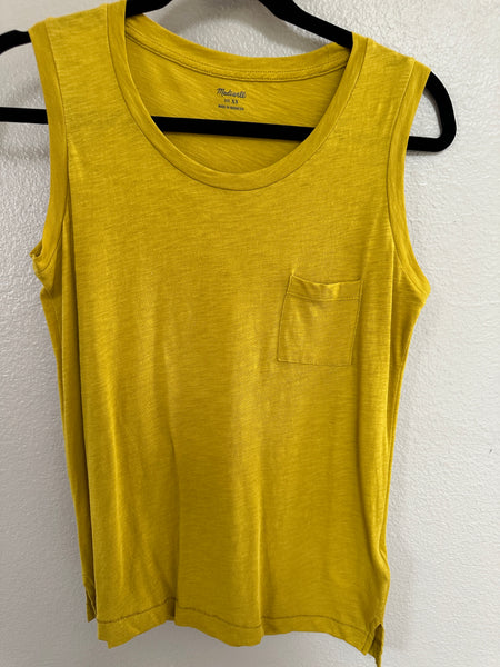 Madewell Yellow Tank Top