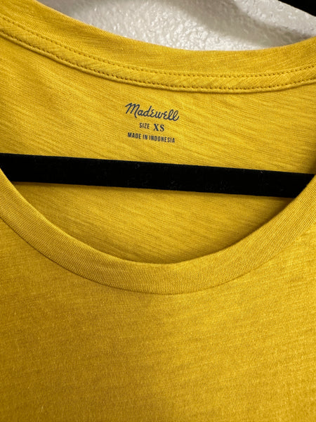 Madewell Yellow Tank Top