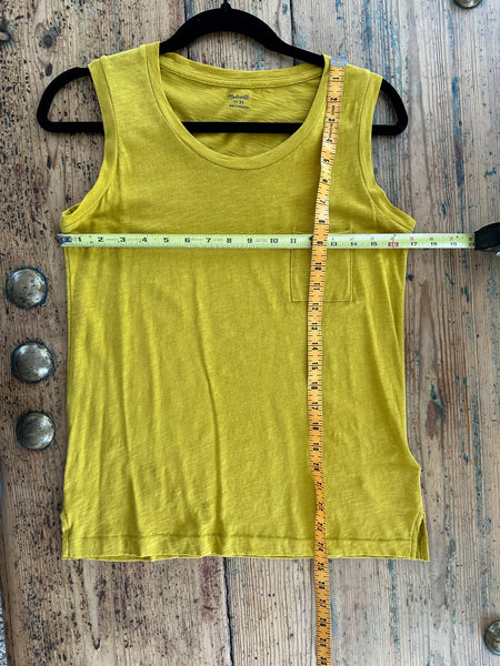 Madewell Yellow Tank Top