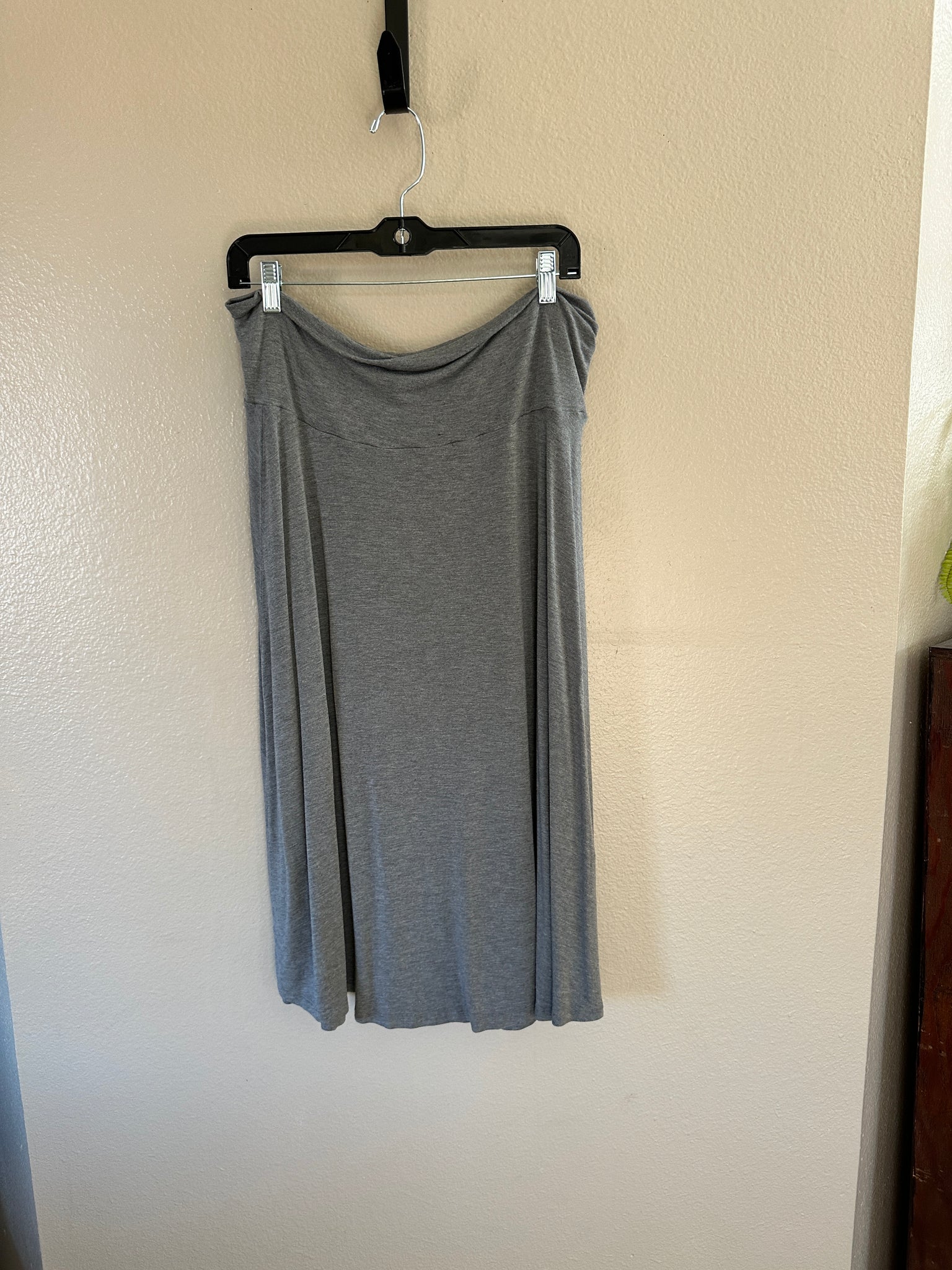 Premium Lock & Love Women's Gray Long Skirt