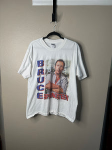 Bruce Springsteen Men's White T-Shirt