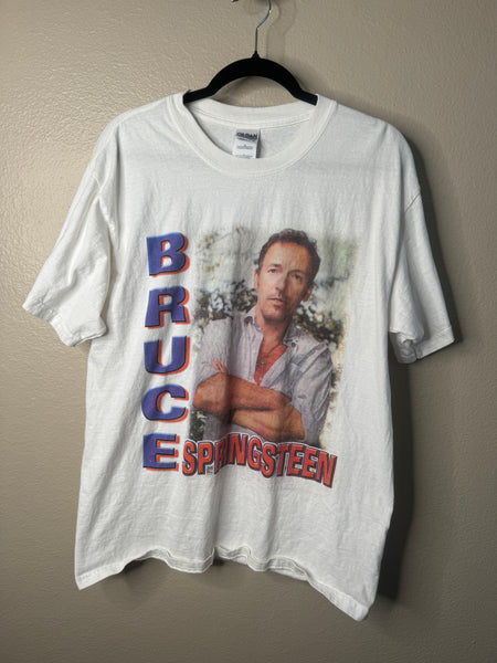 Bruce Springsteen Men's White T-Shirt