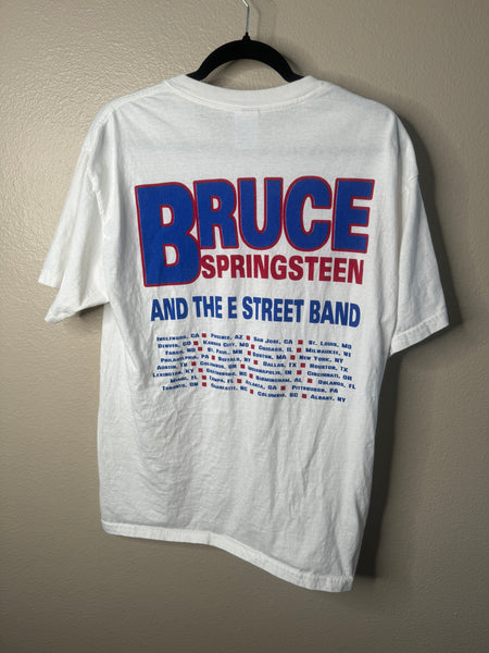 Bruce Springsteen Men's White T-Shirt