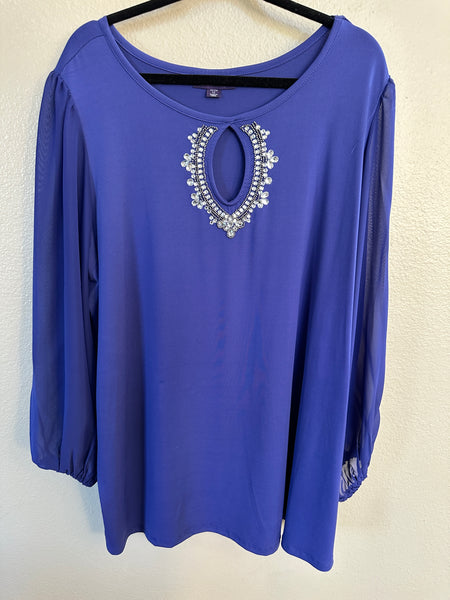 Roaman's Long Sleeve Blouse