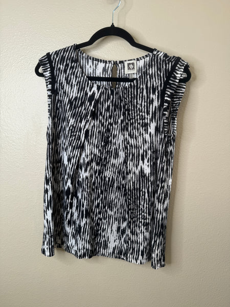 Anne Klein Women's Black Sleeveless Blouse