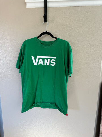 Vans Men's Green T-Shirt